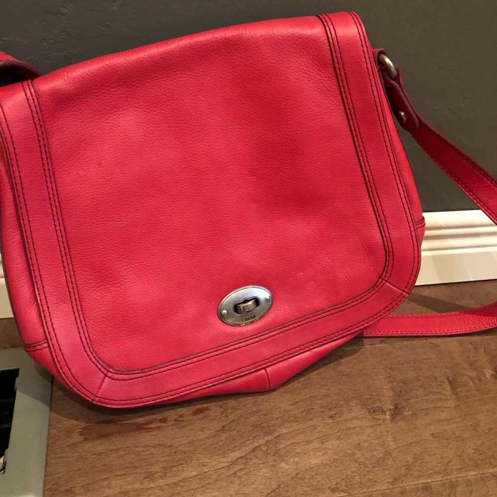 Hot Pink Fossil Bag